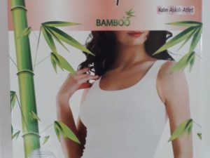 גופיית במבוק, כתפיה רחבה, S-XL, שחור/לבן/גוף 29 ש"ח