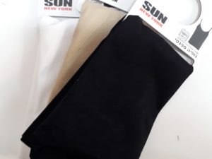 גופיית נשים ספגטי, לייקרה, (אפשרות הקטנת הכתפייה), שחור/לבן/גוף 25 ש"ח