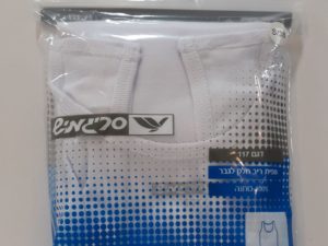 גופיית סבא לגבר, כותנה, S-2XL