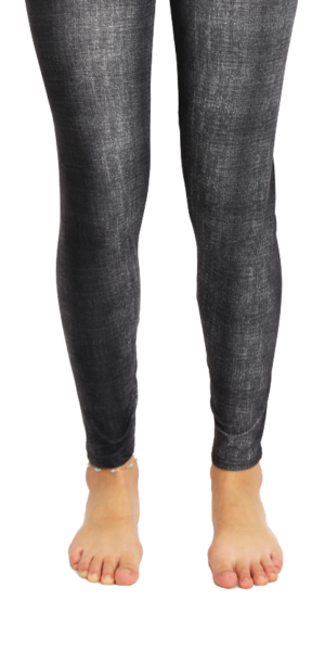 טייץ נשים ג'ינס כחול אפור