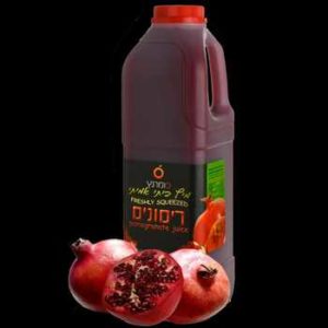 מיץ רימונים 1 ליטר חנות טרי ובריא בקניון קרני שומרון